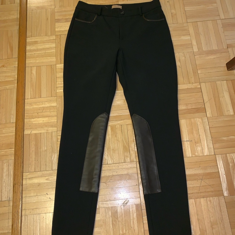 troy london elegant dress pants real leather